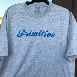 Primitive by Neff Heather Grey Graphic Tee XL